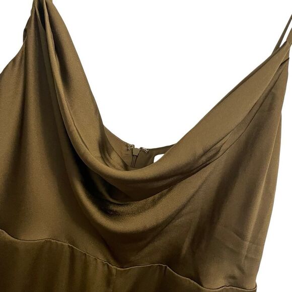 BHLDN Fame and Partners Thais Jumpsuit Green Size 18 NWT - Picture 4 of 10